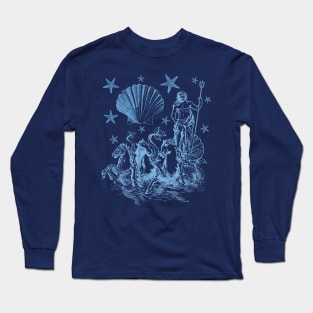 Poseidon Greek God Long Sleeve T-Shirt